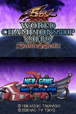 携帯用ゲームソフト Yu-Gi-Oh! 5D&#39;s World Championship 2010 Yu-Gi-Oh 5D's World Championship Tournament 2010: Reverse of